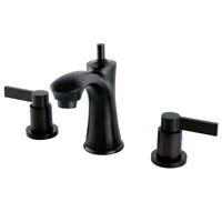 Thumbnail for Kingston Brass KB7965NDL 8 in. Widespread Bathroom Faucet, Oil Rubbed Bronze - BNGBath