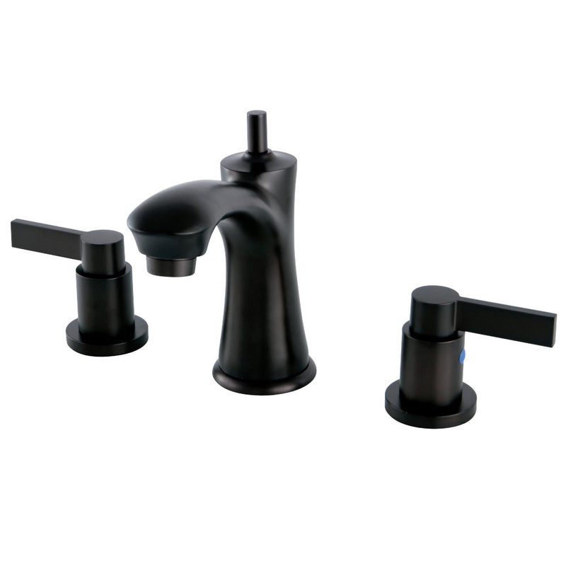 Kingston Brass KB7965NDL 8 in. Widespread Bathroom Faucet, Oil Rubbed Bronze - BNGBath