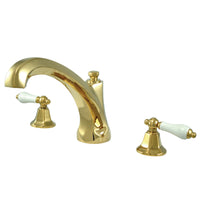 Thumbnail for Kingston Brass KS4322PL Metropolitan Roman Tub Faucet, Polished Brass - BNGBath