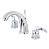 Thumbnail for Kingston Brass KB8981EFL 8 in. Widespread Bathroom Faucet, Polished Chrome - BNGBath
