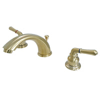 Thumbnail for Kingston Brass KB967SB Magellan Widespread Bathroom Faucet with Retail Pop-Up, Brushed Brass - BNGBath