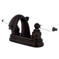 Thumbnail for Kingston Brass KB5615PL Restoration 4 in. Centerset Bathroom Faucet, Oil Rubbed Bronze - BNGBath