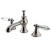 Thumbnail for Kingston Brass KC7068WLL 8 in. Widespread Bathroom Faucet, Brushed Nickel - BNGBath