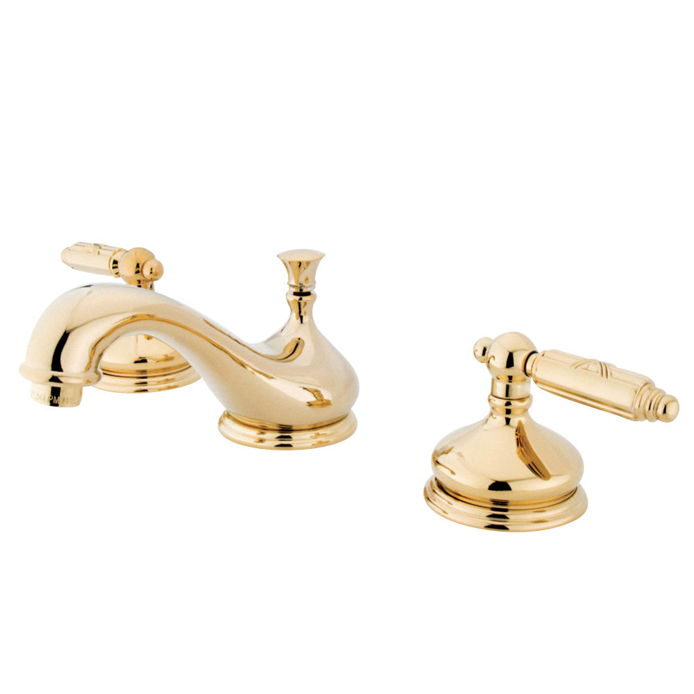 Kingston Brass KS1162GL 8 in. Widespread Bathroom Faucet, Polished Brass - BNGBath