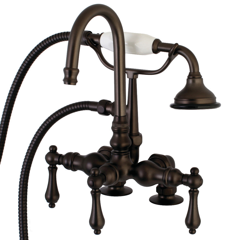 Aqua Vintage AE13T5 Vintage Clawfoot Tub Faucet with Hand Shower, Oil Rubbed Bronze - BNGBath