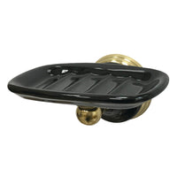 Thumbnail for Kingston Brass BA9115PB Water Onyx Soap Dish Holder, Polished Brass - BNGBath