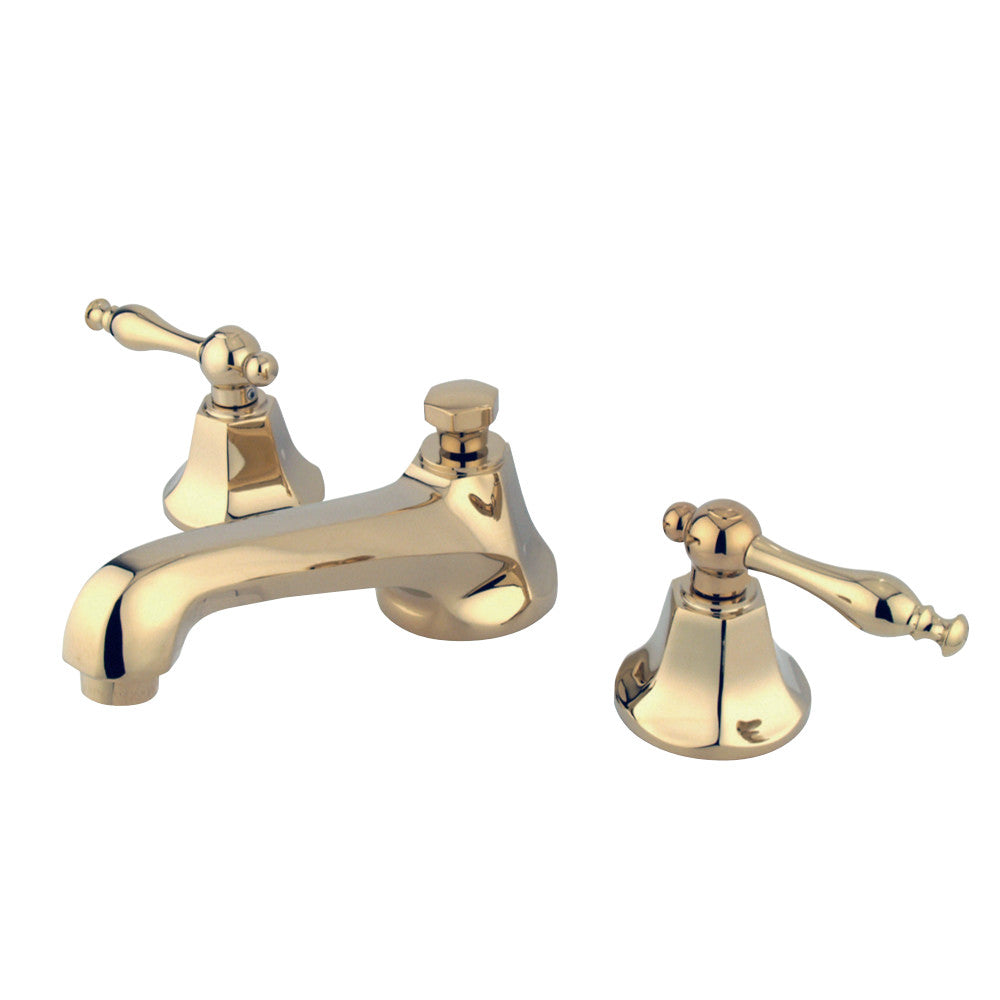 Kingston Brass KS4462NL 8 in. Widespread Bathroom Faucet, Polished Brass - BNGBath