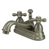 Thumbnail for Kingston Brass CC17L8 4 in. Centerset Bathroom Faucet, Brushed Nickel - BNGBath