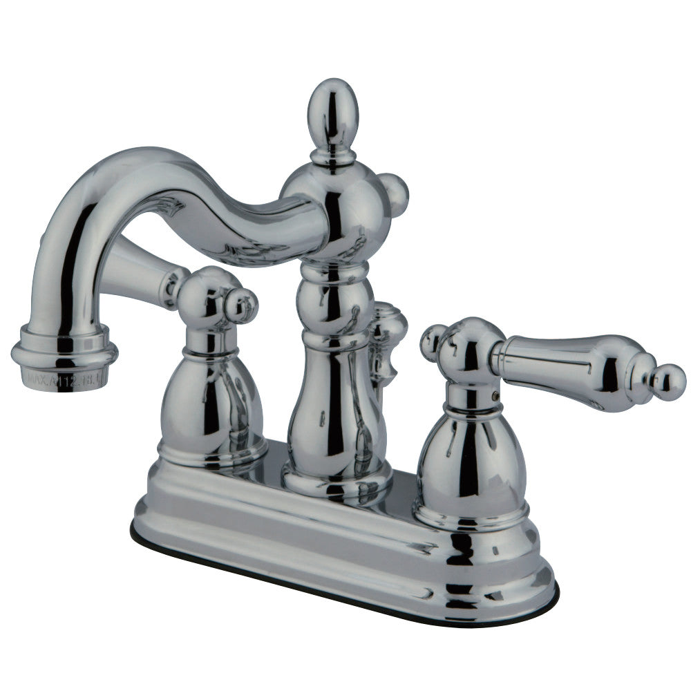 Kingston Brass KS1601AL 4 in. Centerset Bathroom Faucet, Polished Chrome - BNGBath