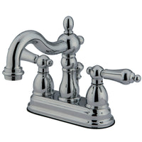 Thumbnail for Kingston Brass KS1601AL 4 in. Centerset Bathroom Faucet, Polished Chrome - BNGBath