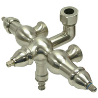 Thumbnail for Kingston Brass ABT400-8 Vintage Down Spout Faucet, Brushed Nickel - BNGBath
