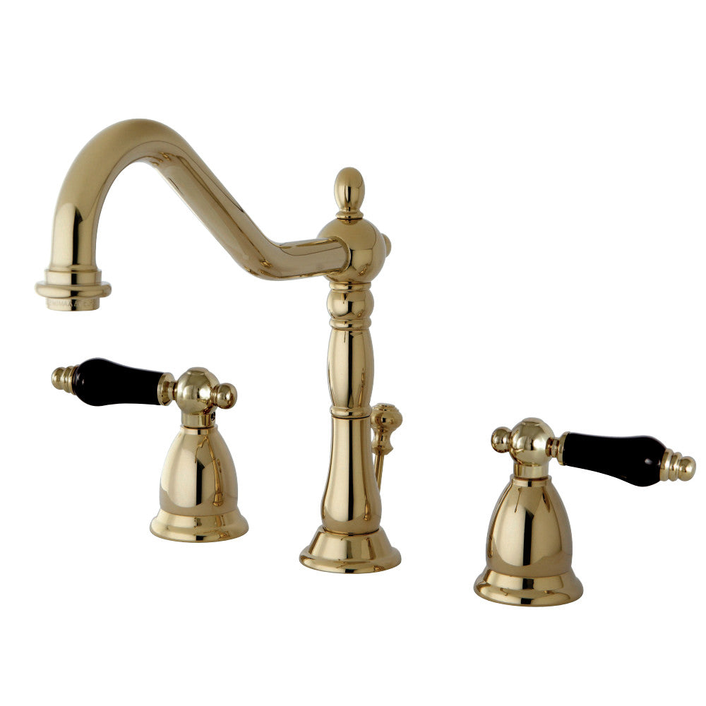 Kingston Brass KS1992PKL 8 in. Widespread Bathroom Faucet, Polished Brass - BNGBath