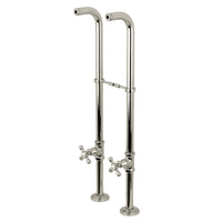 Thumbnail for Kingston Brass CC266S6AX Freestanding Supply Line Package, Polished Nickel - BNGBath