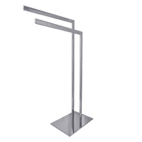 Thumbnail for Kingston Brass SCC3091 Edenscape Pedestal Dual Towel Rack, Polished Chrome - BNGBath