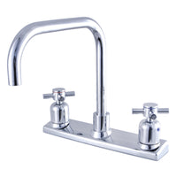 Thumbnail for Kingston Brass FB2141DX Concord 8-Inch Centerset Kitchen Faucet, Polished Chrome - BNGBath