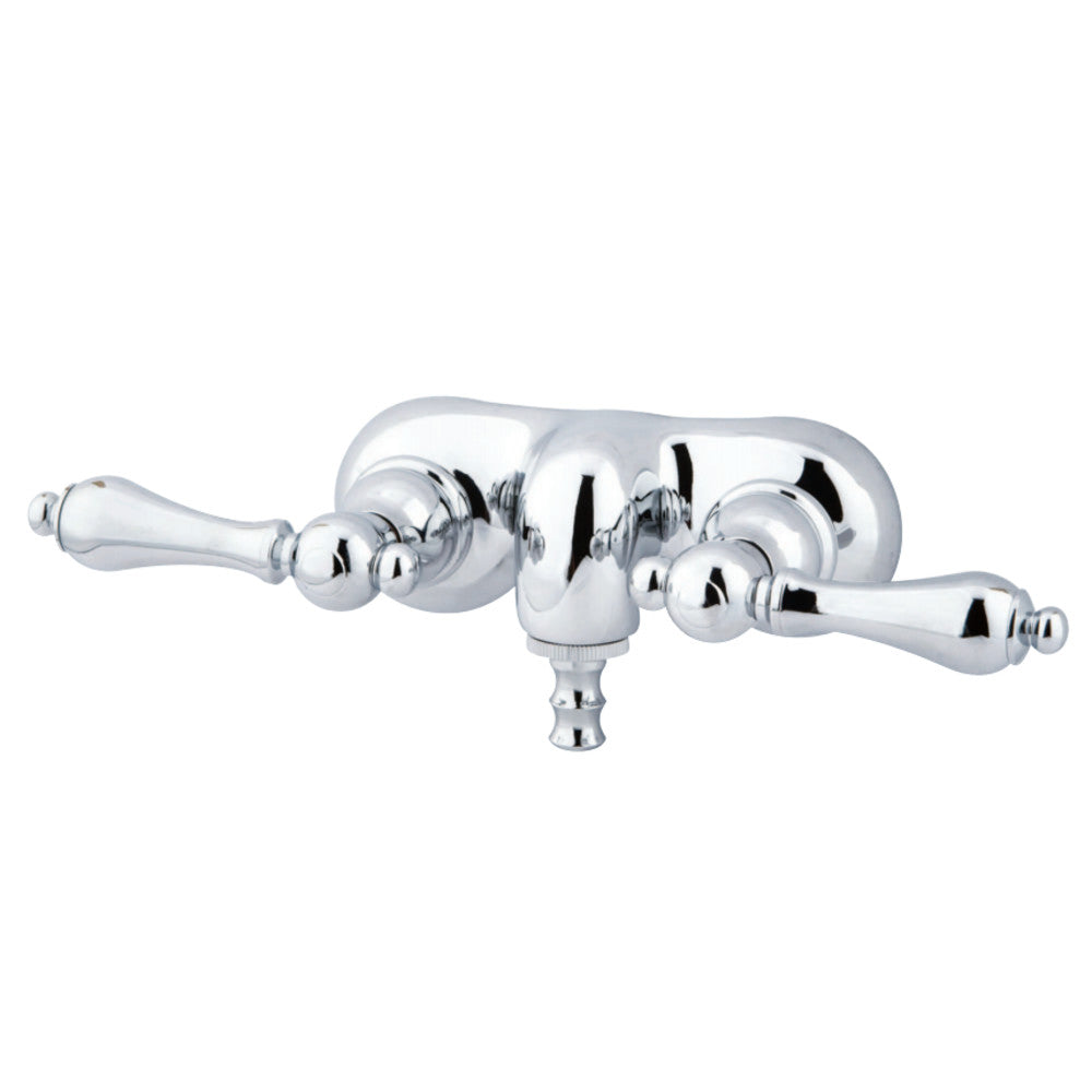 Kingston Brass CC42T1 Vintage 3-3/8-Inch Wall Mount Tub Faucet, Polished Chrome - BNGBath