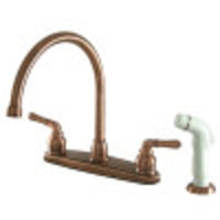 Thumbnail for Kingston Brass KB796 Magellan 8-Inch Centerset Kitchen Faucet, Antique Copper - BNGBath