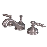 Thumbnail for Kingston Brass KS1168TL 8 in. Widespread Bathroom Faucet, Brushed Nickel - BNGBath