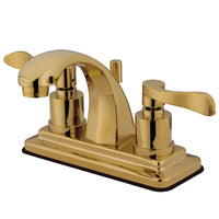 Thumbnail for Kingston Brass KS4642DFL 4 in. Centerset Bathroom Faucet, Polished Brass - BNGBath