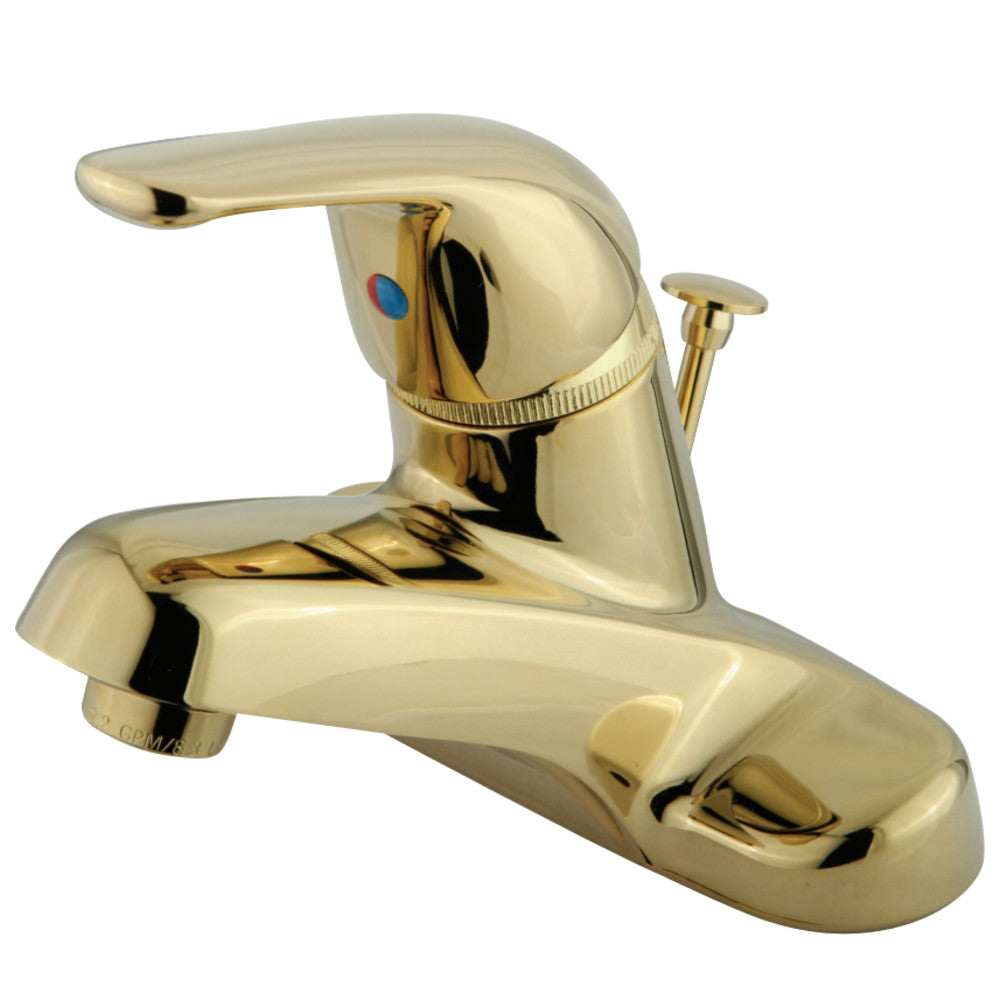 Kingston Brass KB542B Single-Handle 4 in. Centerset Bathroom Faucet, Polished Brass - BNGBath