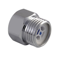Thumbnail for Kingston Brass SVAF12MF Anti Flood Adapter for Supply Line, Polished Chrome - BNGBath