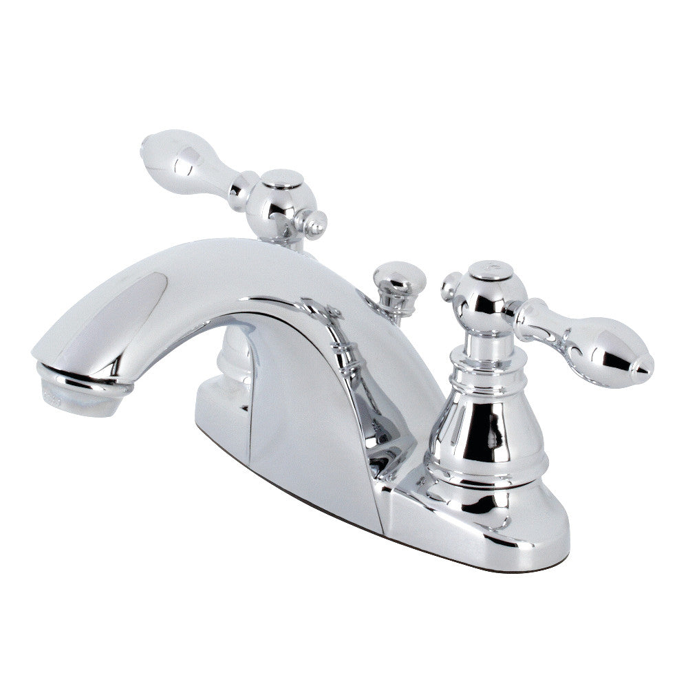 Kingston Brass KB7641ACL American Classic 4" Centerset Bathroom Faucet, Polished Chrome - BNGBath