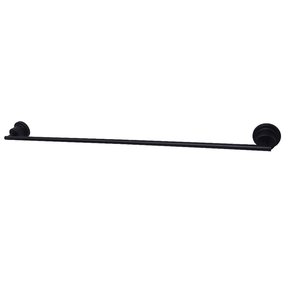 Kingston Brass BAH82130MB Concord 30-Inch Single Towel Bar, Matte Black - BNGBath