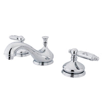 Thumbnail for Kingston Brass KS1161GL 8 in. Widespread Bathroom Faucet, Polished Chrome - BNGBath