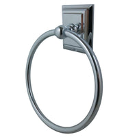 Thumbnail for Kingston Brass BA6014C Millennium Towel Ring, Polished Chrome - BNGBath