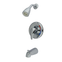 Thumbnail for Kingston Brass KB651 Chatham Single Lever Handle Tub & Shower Faucet, Polished Chrome - BNGBath
