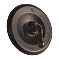 Thumbnail for Kingston Brass KB635ET Pressure Balance Valve Trim Only Without Shower and Tub Spout, Oil Rubbed Bronze - BNGBath