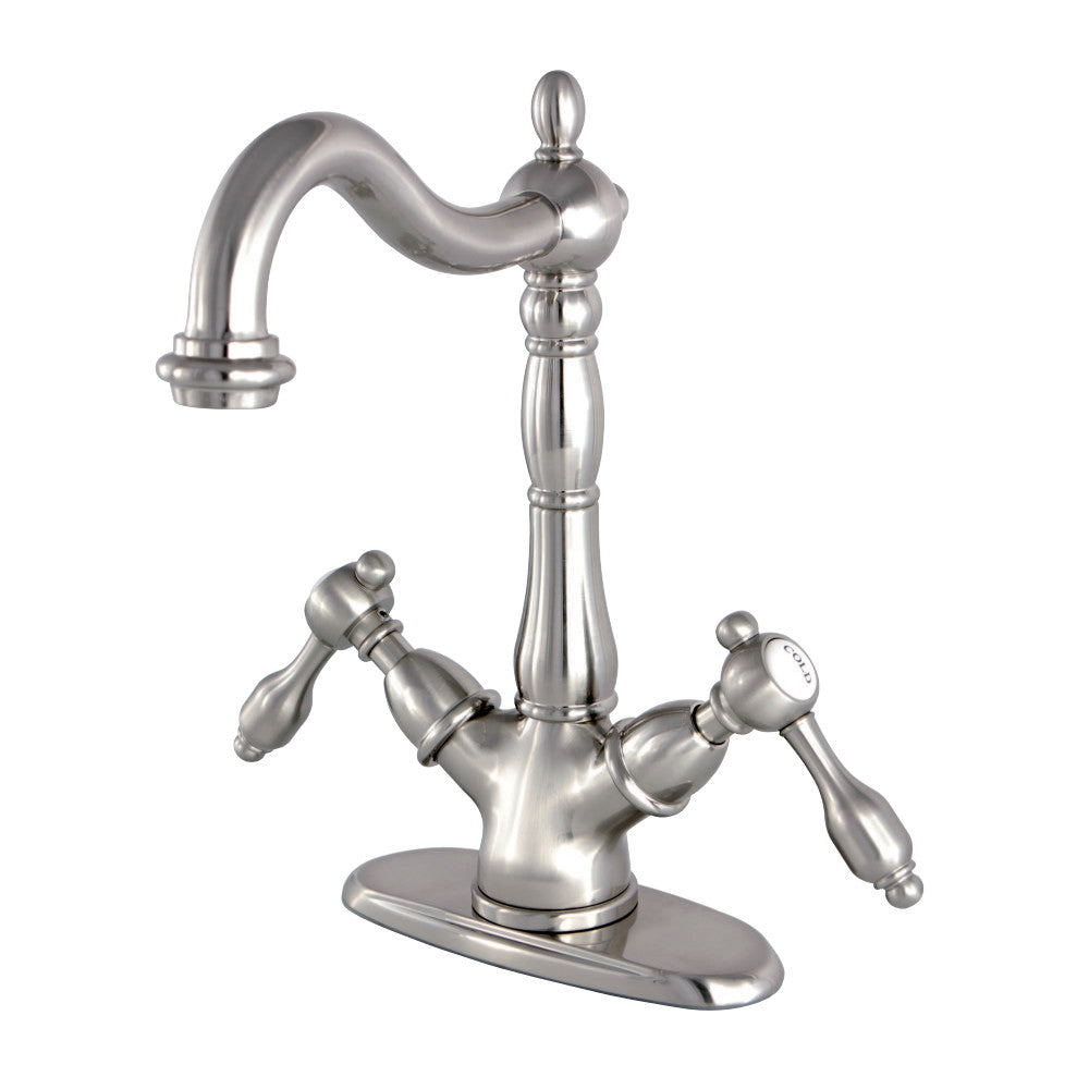 Kingston Brass KS1498TAL Vessel Sink Faucet, Brushed Nickel - BNGBath