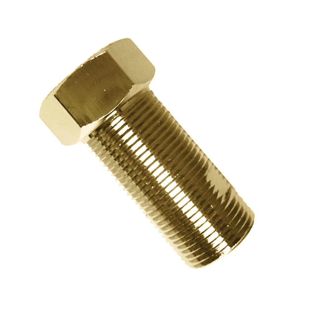 Kingston Brass KSEXTNUT38 Extended Adapetr for Faucet with 3/8" IPS Connection, Polished Chrome - BNGBath