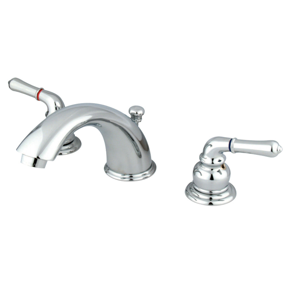Kingston Brass KB961 Magellan Widespread Bathroom Faucet with Retail Pop-Up, Polished Chrome - BNGBath