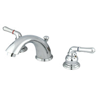 Thumbnail for Kingston Brass KB961 Magellan Widespread Bathroom Faucet with Retail Pop-Up, Polished Chrome - BNGBath