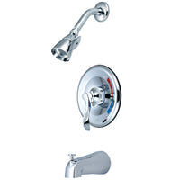 Thumbnail for Kingston Brass KB8631DFL Tub and Shower Faucet, Polished Chrome - BNGBath