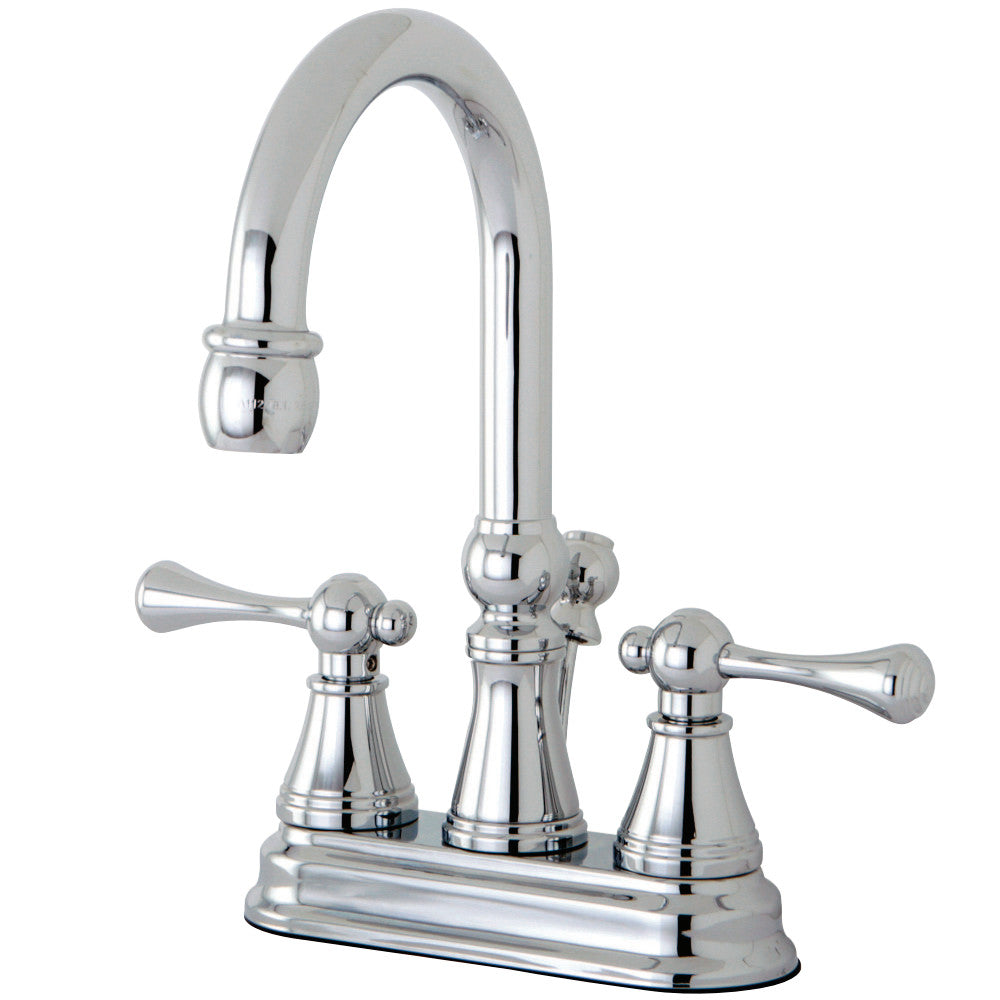 Kingston Brass KS2611BL 4 in. Centerset Bathroom Faucet, Polished Chrome - BNGBath