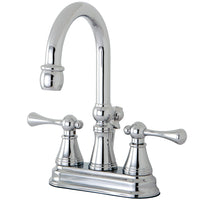 Thumbnail for Kingston Brass KS2611BL 4 in. Centerset Bathroom Faucet, Polished Chrome - BNGBath