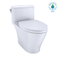 Thumbnail for TOTO Nexus 1G One-Piece Elongated 1.0 GPF Universal Height Toilet with CEFIONTECT and SS124 SoftClose Seat, WASHLET+ Ready,  - MS642124CUFG#01 - BNGBath