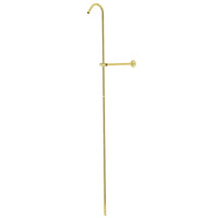 Thumbnail for Kingston Brass CCR602 Vintage Shower Riser Only With Wall Support, Polished Brass - BNGBath