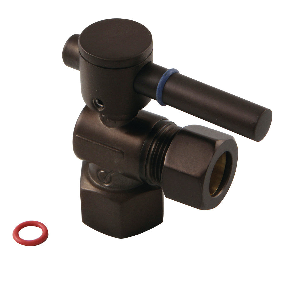 Kingston Brass CC44405DL 1/2" FIP X 1/2" OD Comp Angle Stop Valve, Oil Rubbed Bronze - BNGBath