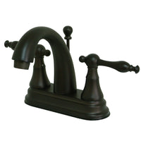 Thumbnail for Kingston Brass KS7615NL 4 in. Centerset Bathroom Faucet, Oil Rubbed Bronze - BNGBath