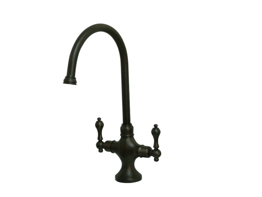 Kingston Brass KS1765ALLS Vintage Classic Kitchen Faucet Without Sprayer, Oil Rubbed Bronze - BNGBath