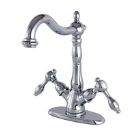 Thumbnail for Kingston Brass KS1491TAL Vessel Sink Faucet, Polished Chrome - BNGBath