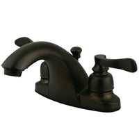 Thumbnail for Kingston Brass KB8645NFL 4 in. Centerset Bathroom Faucet, Oil Rubbed Bronze - BNGBath