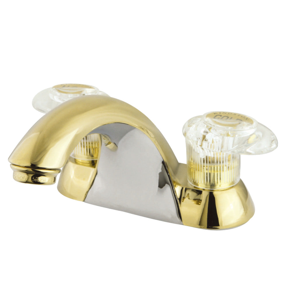 Kingston Brass KB2152LP 4 in. Centerset Bathroom Faucet, Polished Brass - BNGBath
