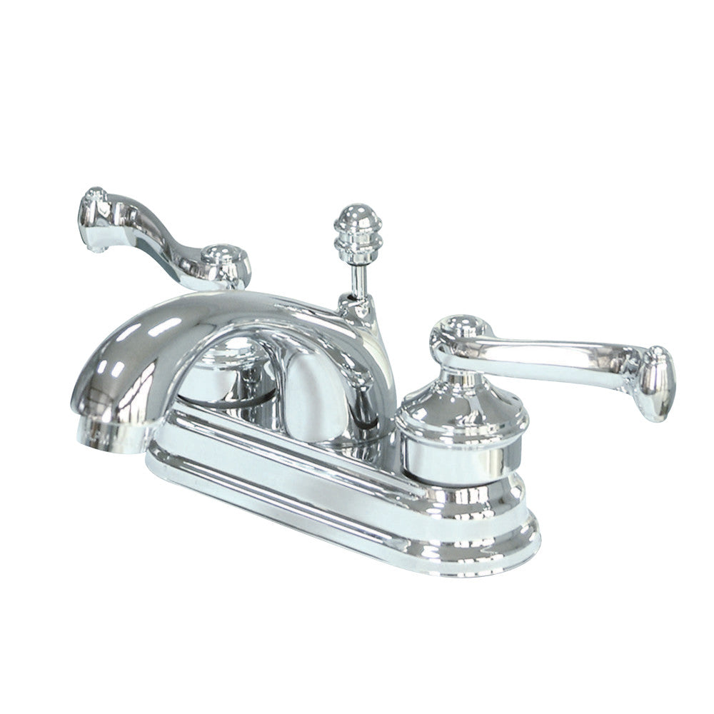 Kingston Brass KS2601FL 4 in. Centerset Bathroom Faucet, Polished Chrome - BNGBath
