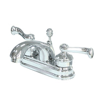 Thumbnail for Kingston Brass KS2601FL 4 in. Centerset Bathroom Faucet, Polished Chrome - BNGBath