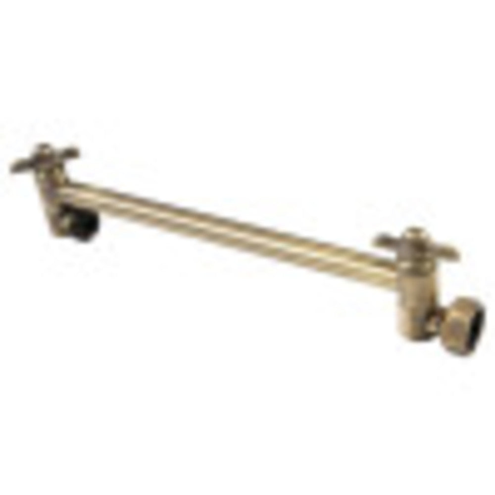 Kingston Brass K153A3 10" Adjustable High-Low Shower Arm, Antique Brass - BNGBath