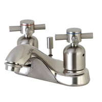 Thumbnail for Kingston Brass FB5628DX 4 in. Centerset Bathroom Faucet, Brushed Nickel - BNGBath